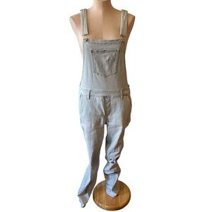 FOREVER 21 Denim Jean Overalls Distressed